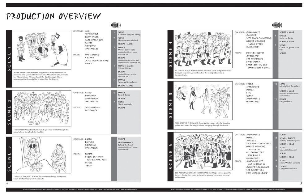 Roald Dahl's Snow-White and the Seven Dwarfs (Book + Download): A Glittering Galloping Musical