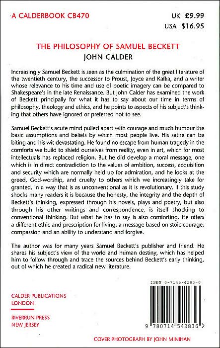 The Philosophy of Samuel Beckett