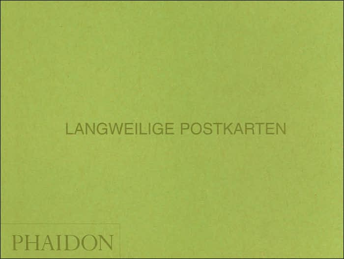Langweilige Postkarten