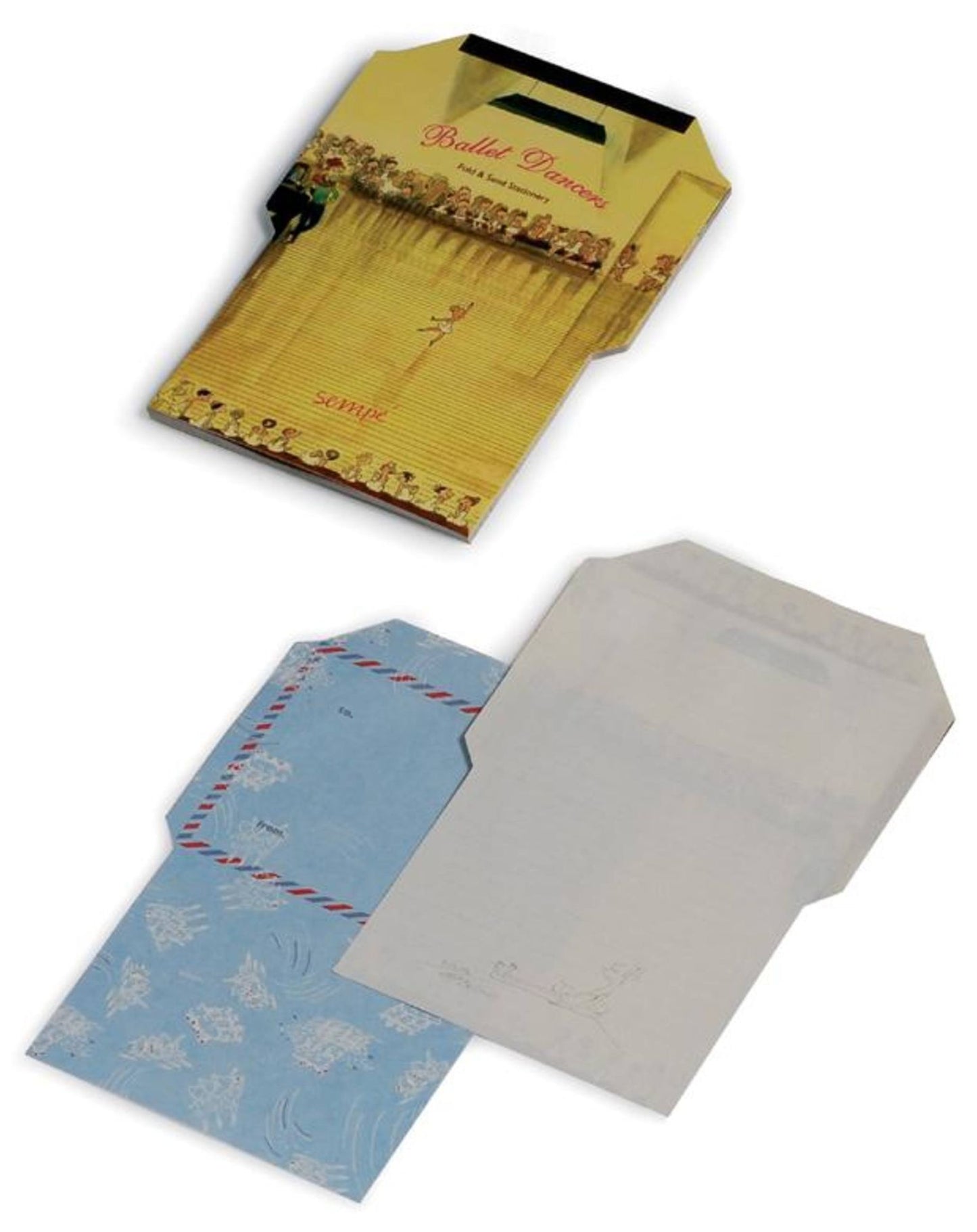 Sempe: Ballet Dancers Fold & Send Stationary