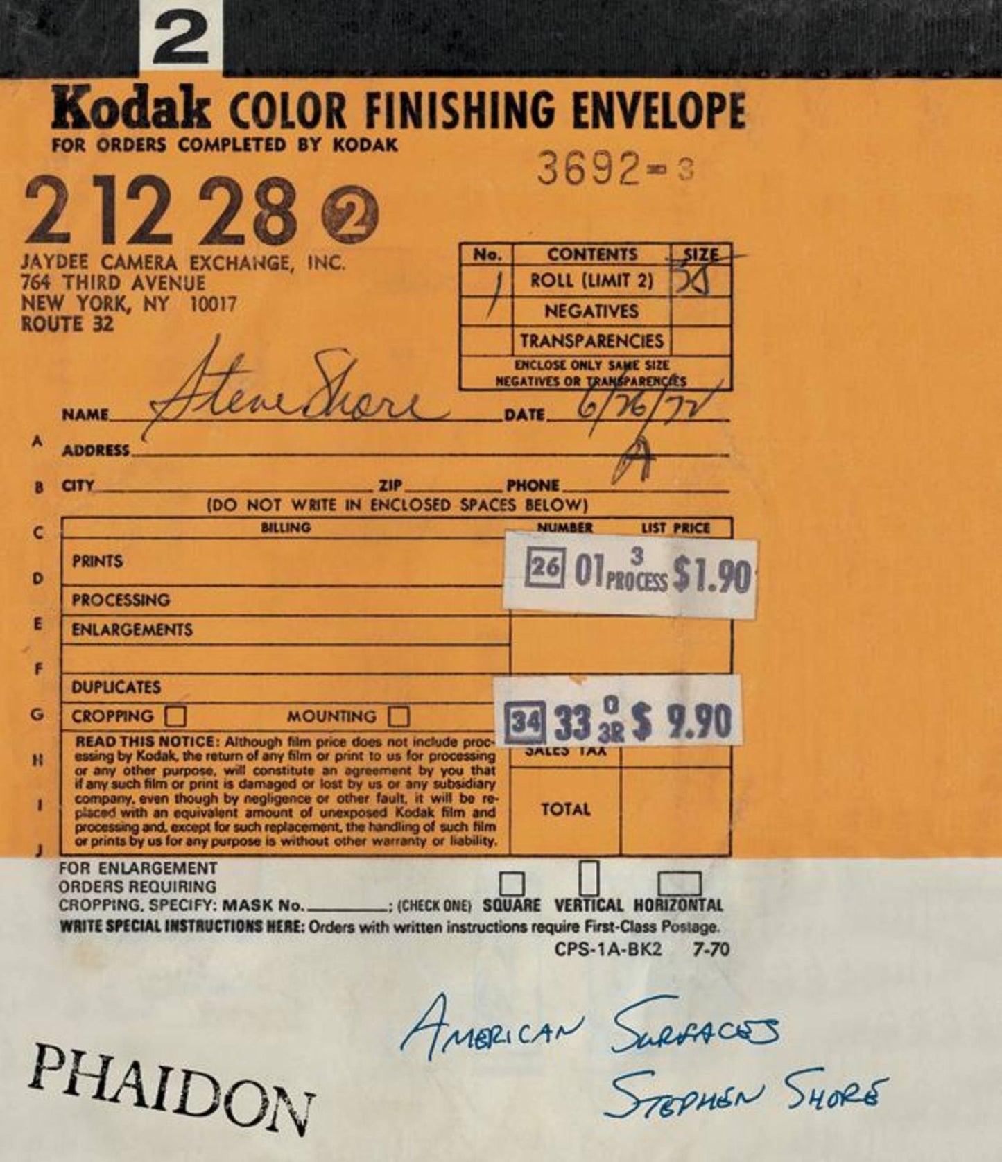 Stephen Shore: American Surfaces