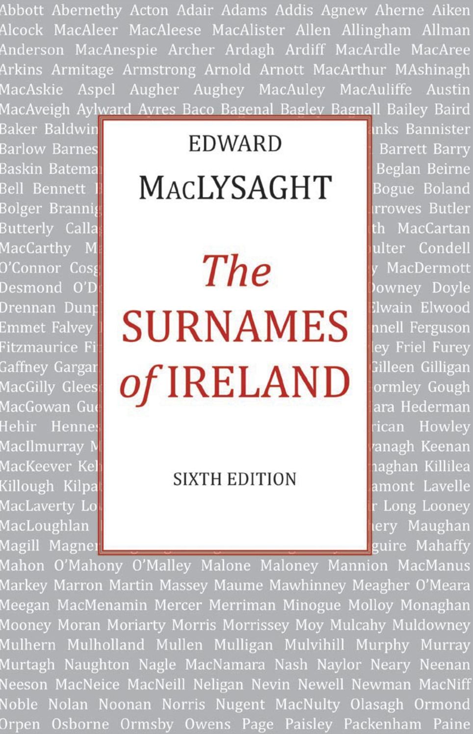 Surnames of Ireland
