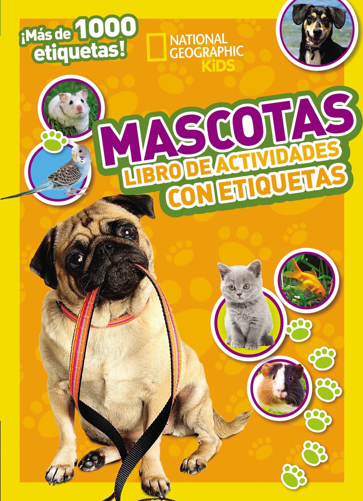 Mascotas: Libro de Actividades Con Etiquetas