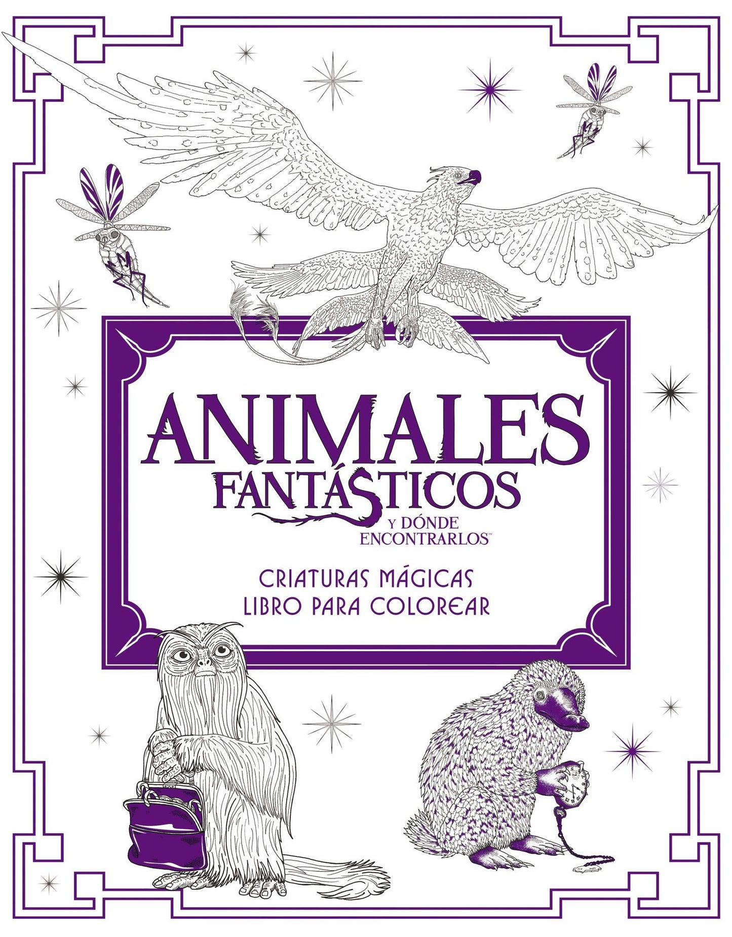 Animales fant?sticos y d?nde encontrarlos: Criaturas m?gicas. Libro para colorear