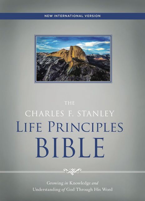 NIV, The Charles F. Stanley Life Principles Bible, Hardcover