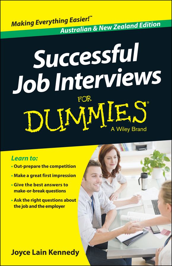 Successful Job Interviews For Dummies - Australia / NZ, Australian and New Zealand Edition