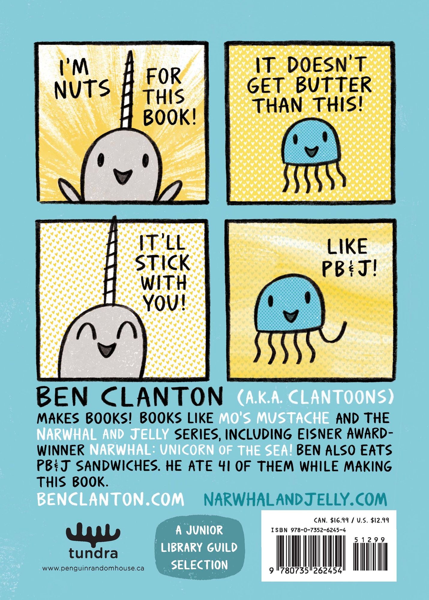 Peanut Butter and Jelly (A Narwhal and Jelly Book #3)
