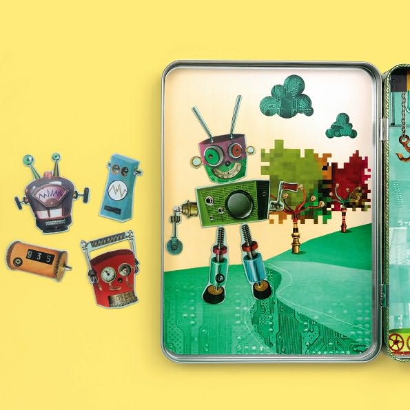Robots Magnetic Figures