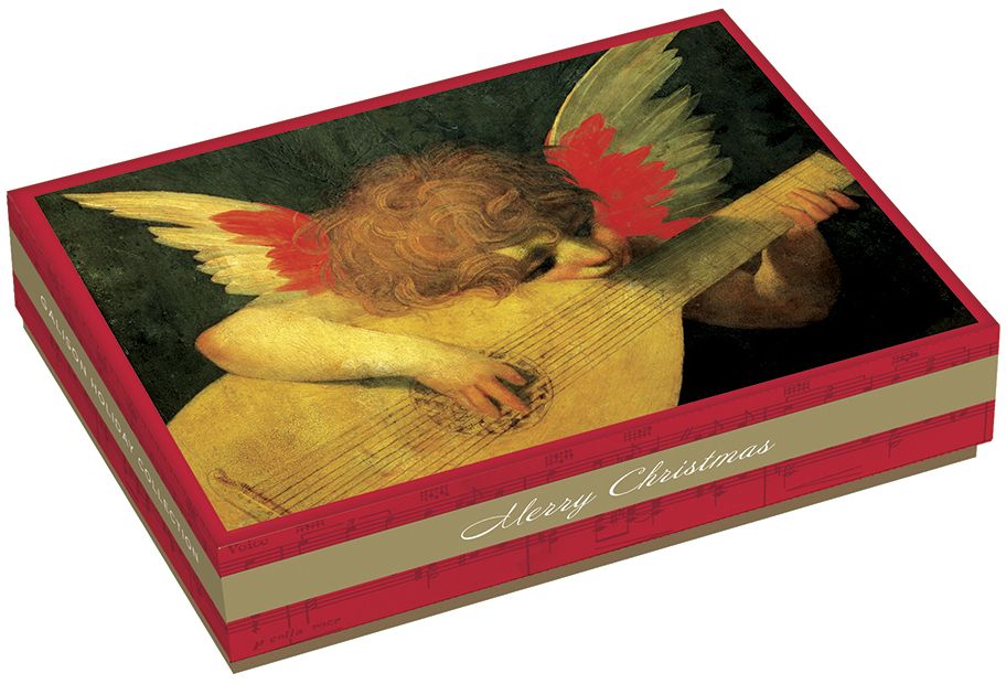 Angel Musician Christmas Boxed Card