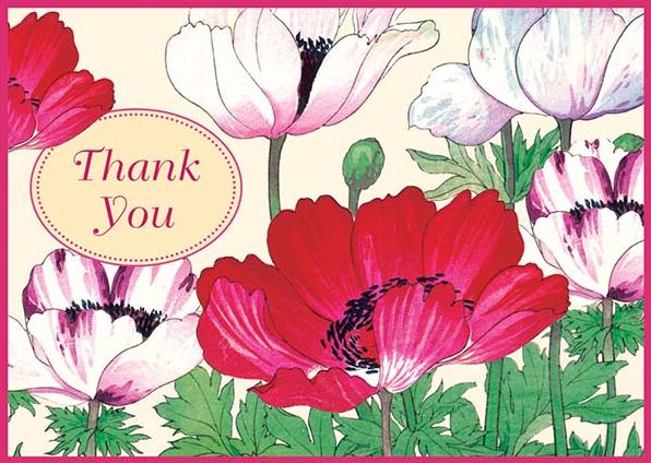 Season in Bloom Parcel Thank You Notes