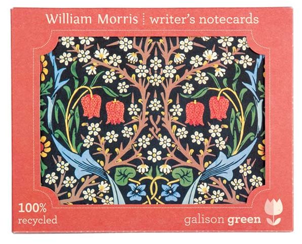 V&A William Morris Evening Garden Eco Writer's Notecards