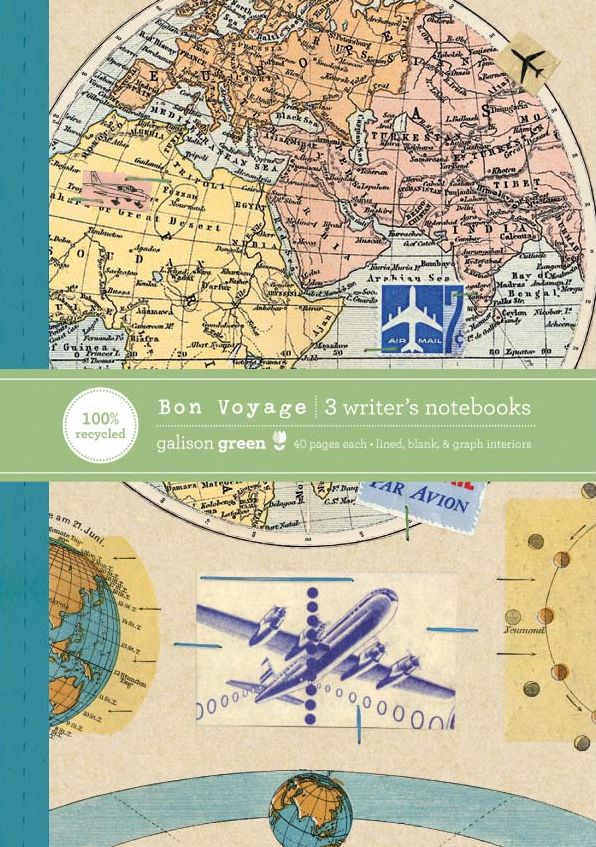 Bon Voyage Eco Writer's Notebook