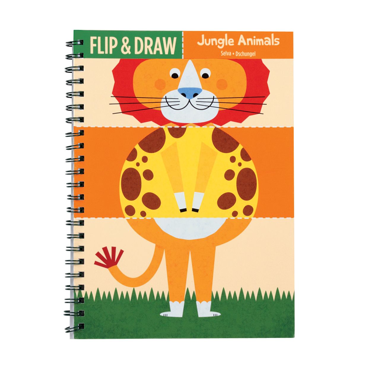 Jungle Animals Flip and Draw