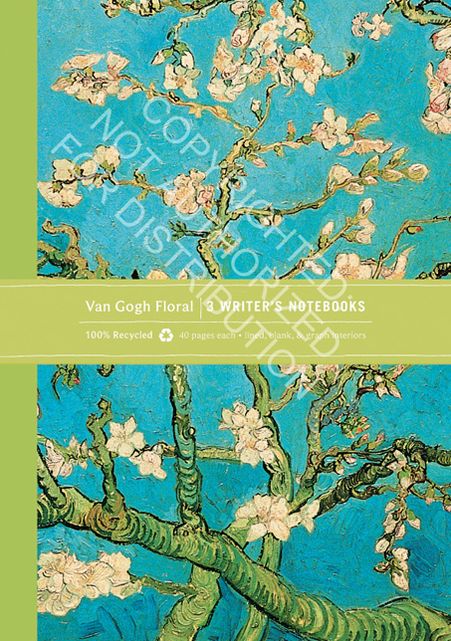 Van Gogh Floral Eco Writer's Notebook