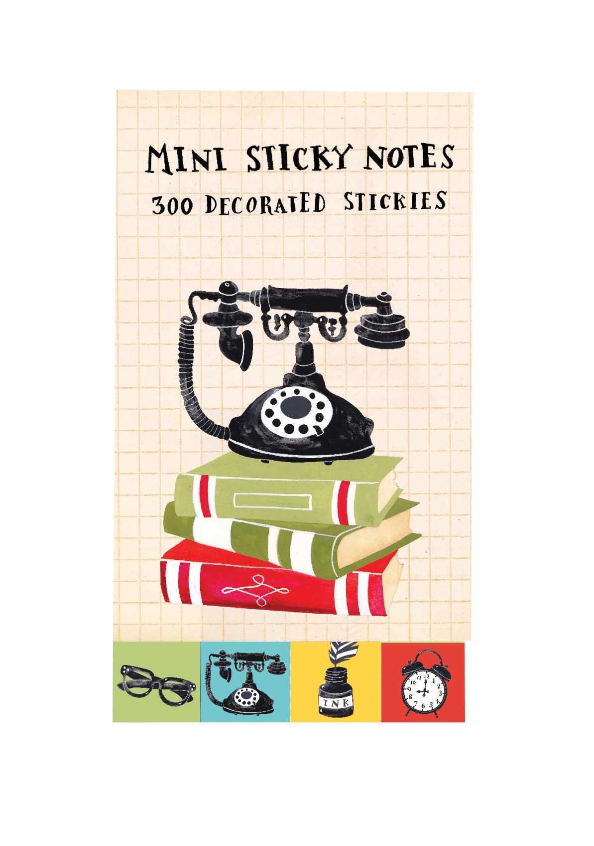 Vintage Telephone Mini Sticky Notes