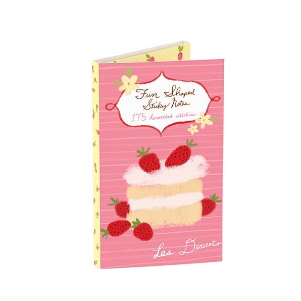 Les Desserts Shaped Sticky Notes