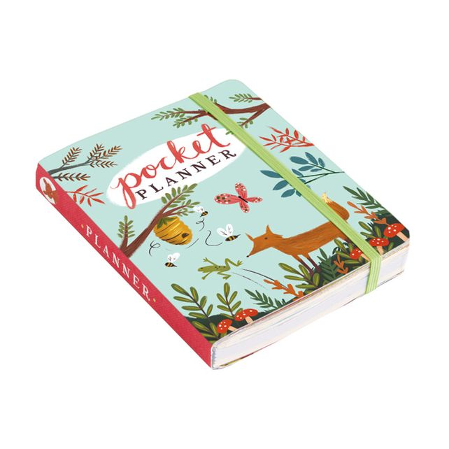 Undated Pocket Planner- Forest Friends