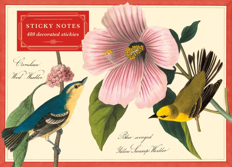 Audubon Warblers Sticky Notes