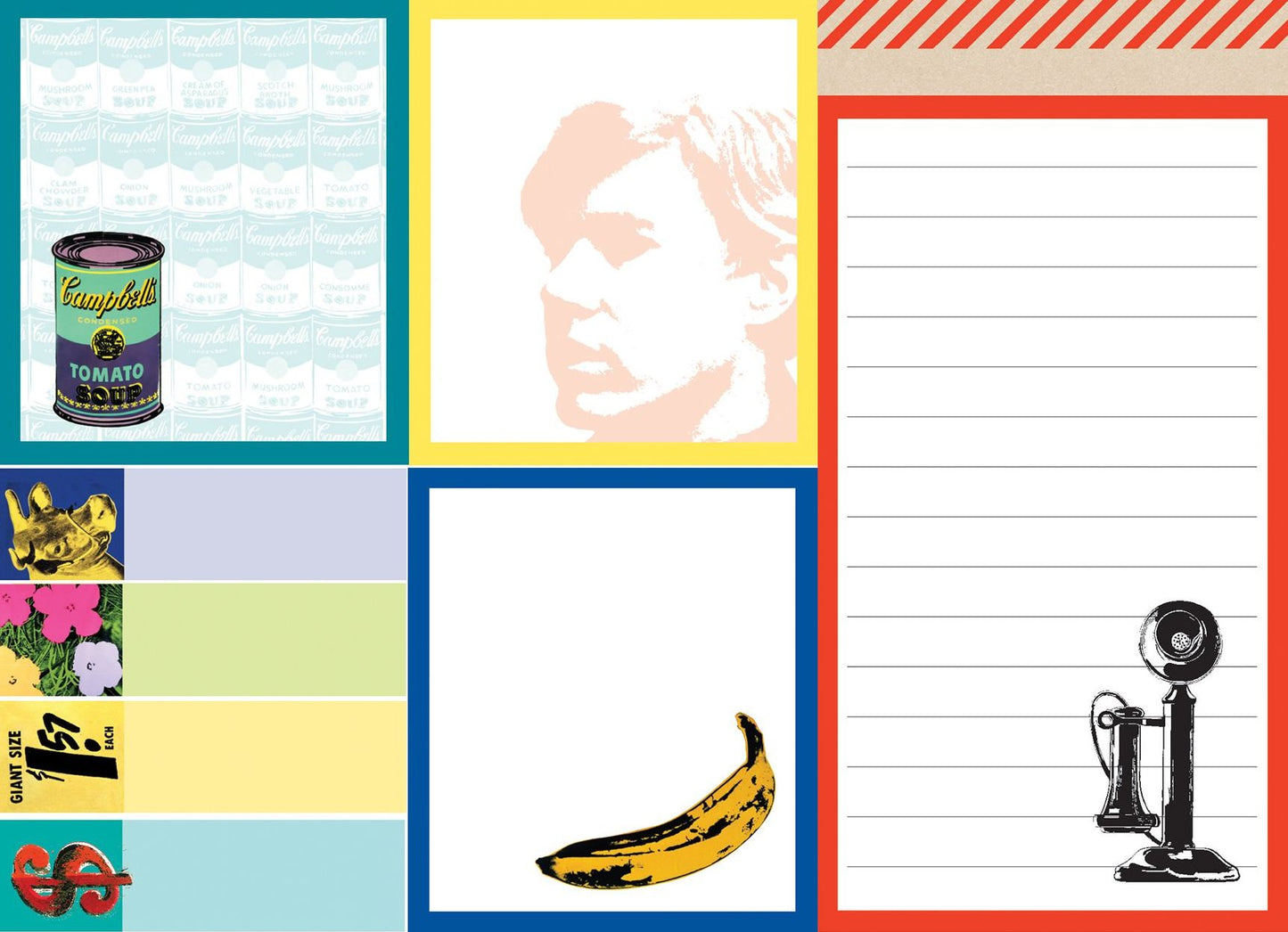 Andy Warhol Greatest Hits Sticky Notes