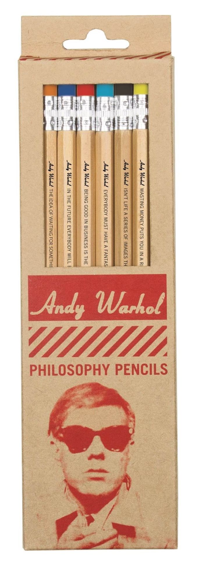 Andy Warhol Philosophy Pencil Set