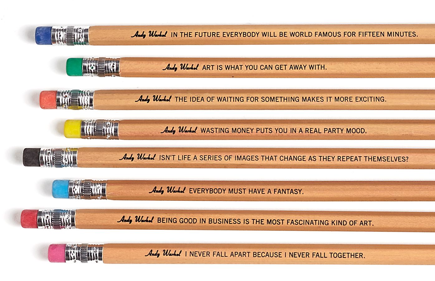 Andy Warhol Philosophy Pencil Set