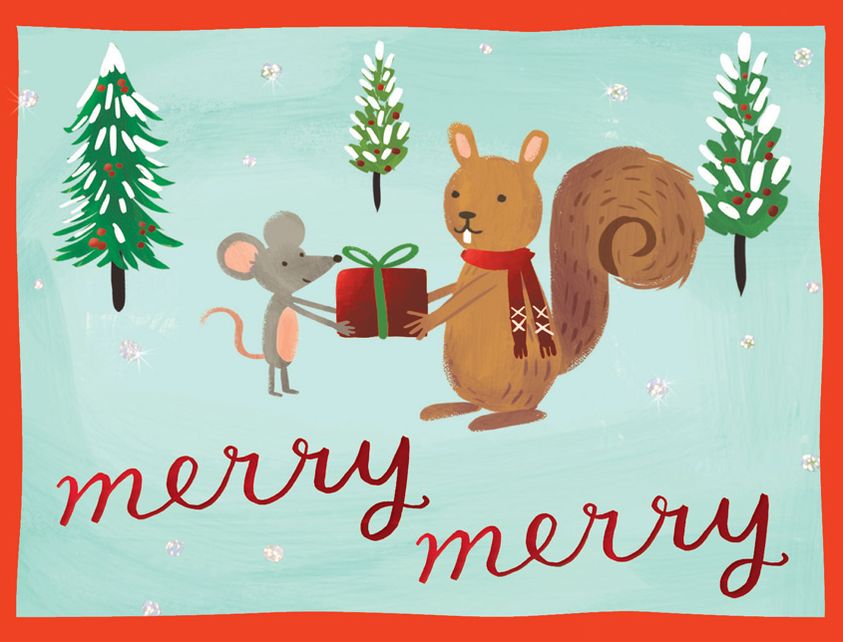 Holiday Forest Friends Holiday Glitz