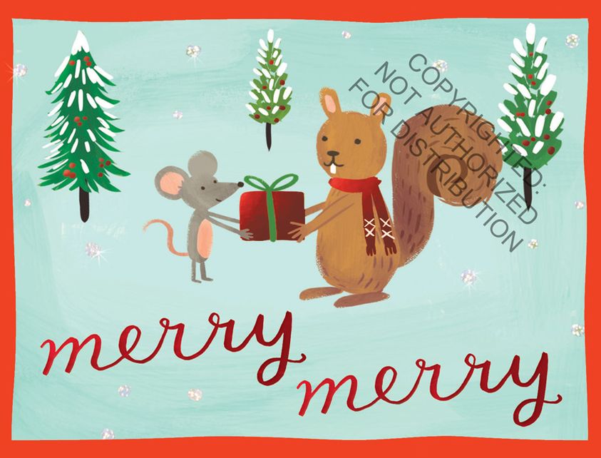 Holiday Forest Friends Holiday Glitz