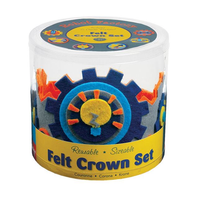 Robot Factory Felt Crown Set