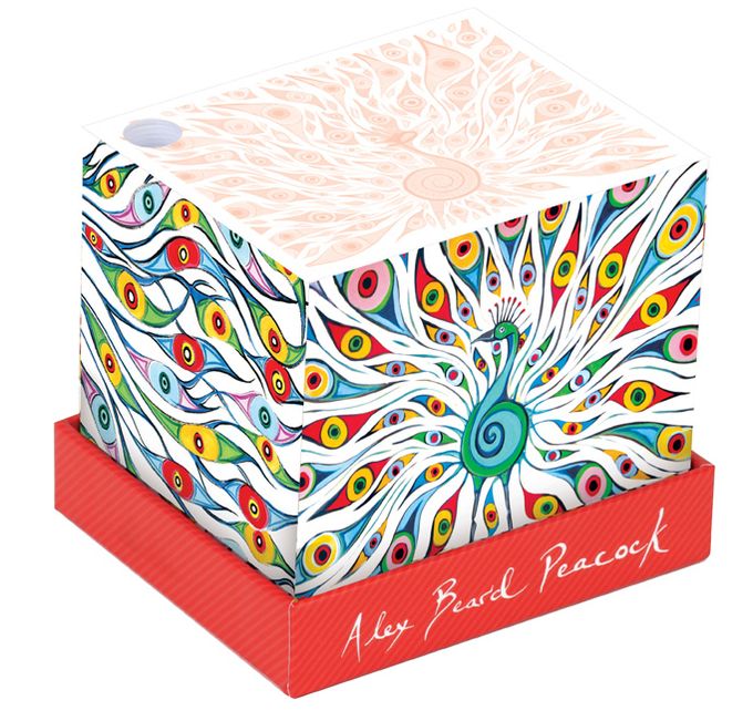 Alex Beard Peacock Memo Block