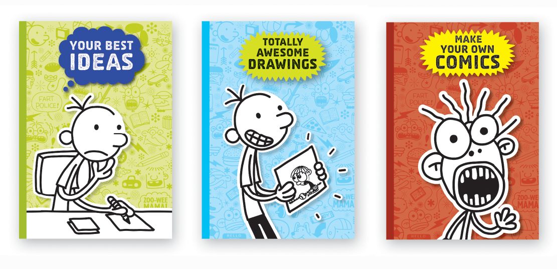 Diary of a Wimpy Kid 3-Notebook Set