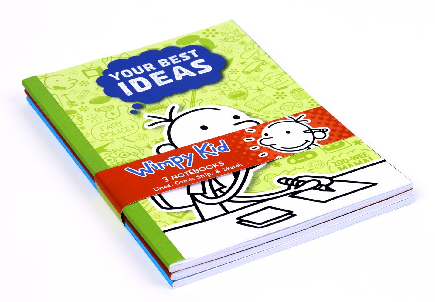 Diary of a Wimpy Kid 3-Notebook Set