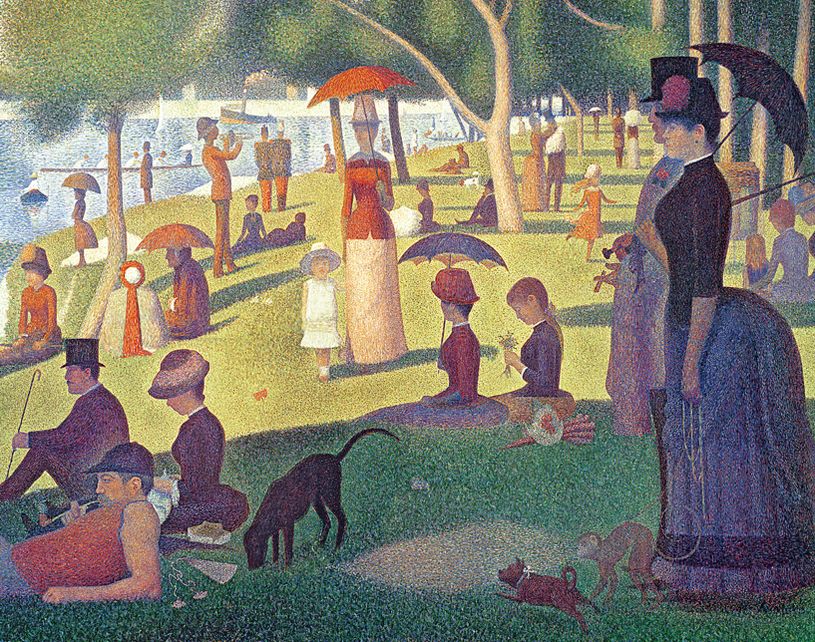 Seurat a Sunday on La Grande Jatte - 1884 Keepsake Box