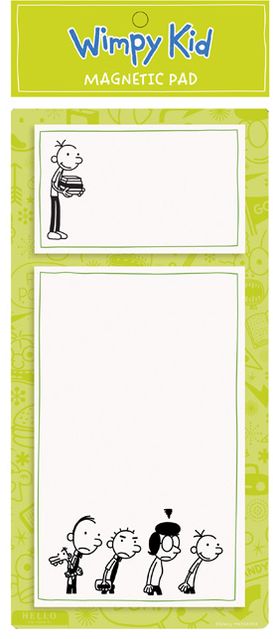 Diary of a Wimpy Kid Lime Magnetic Pad