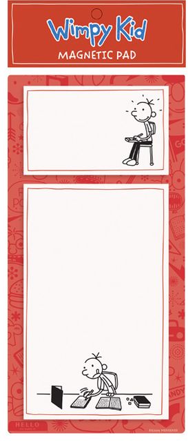 Diary of a Wimpy Kid Red Magnetic Pad