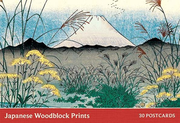 Japanese Woodblock Print Postcard Book