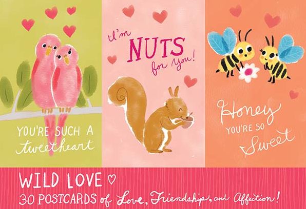 Wild Love Postcard Book