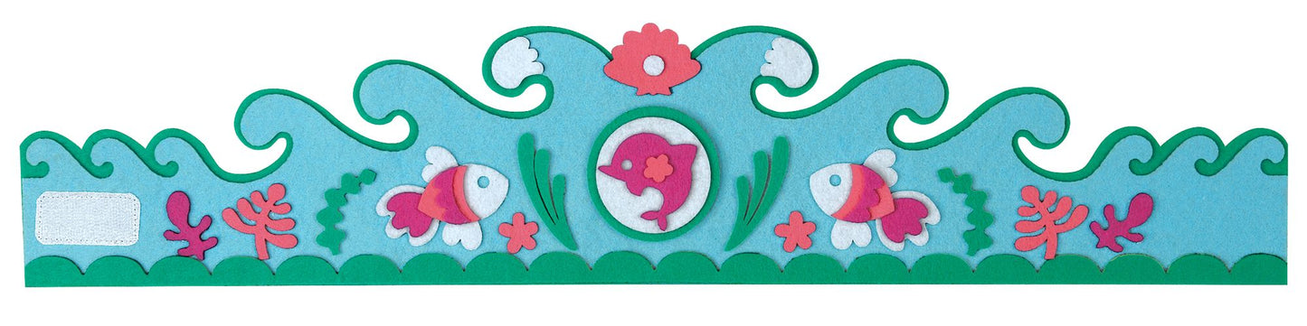 Magical Mermaid Felt Crown Set