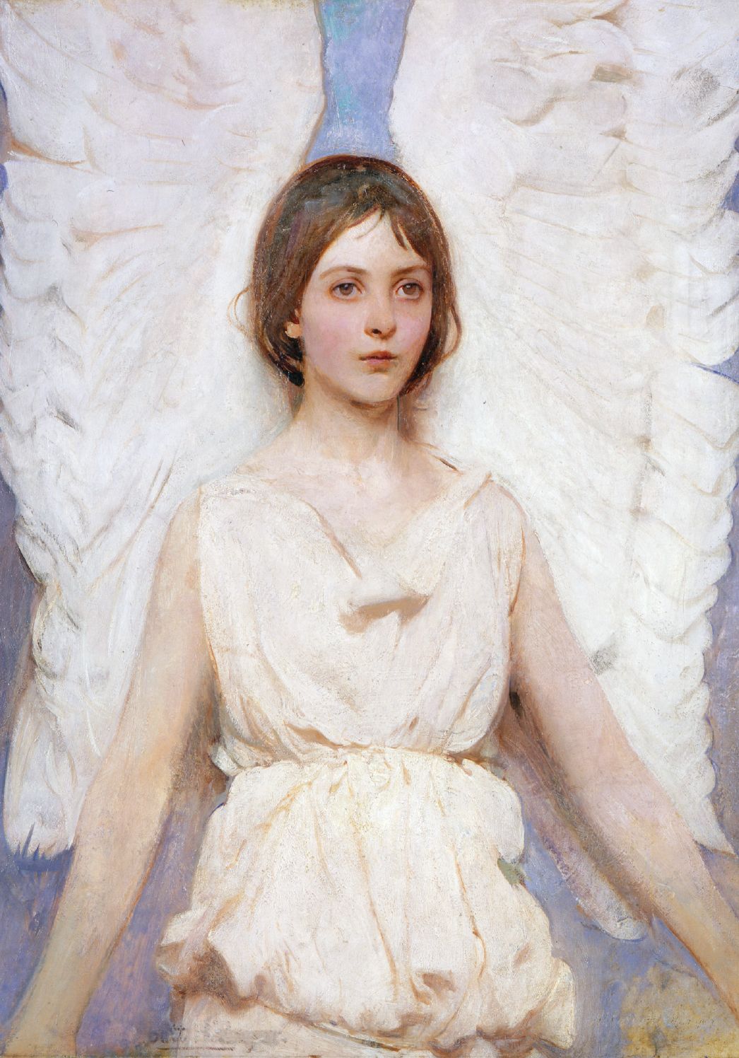 Abbott Thayer Angel Boxed Holiday Half Notecards