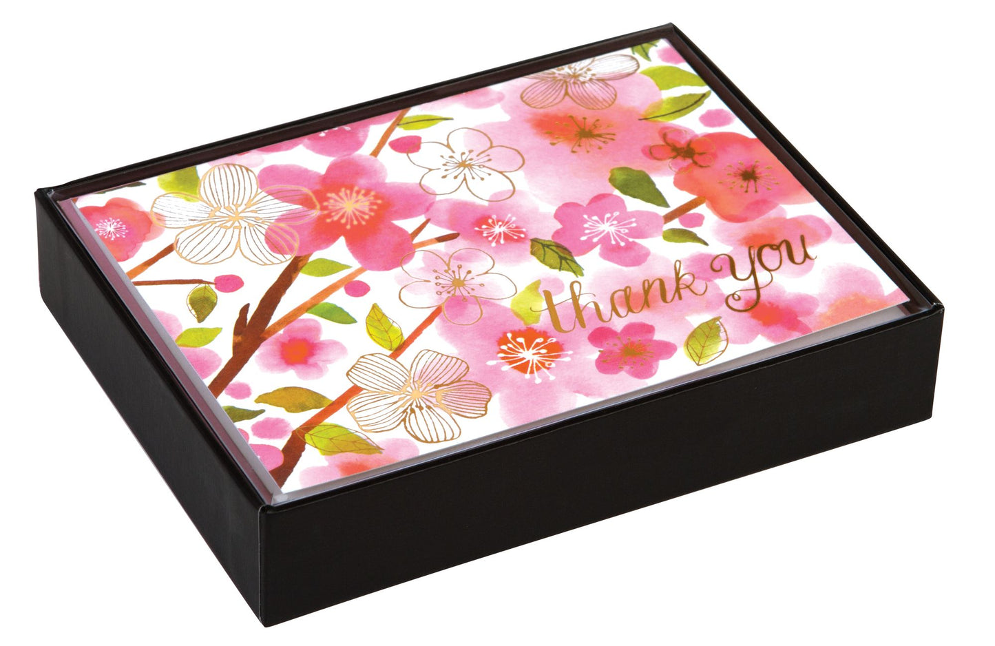 Cherry Blossoms Luxe Thank You Notes