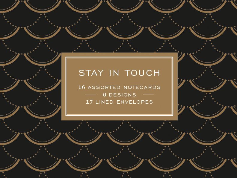 Modern Gold Greeting Assortment Boxed Notecards