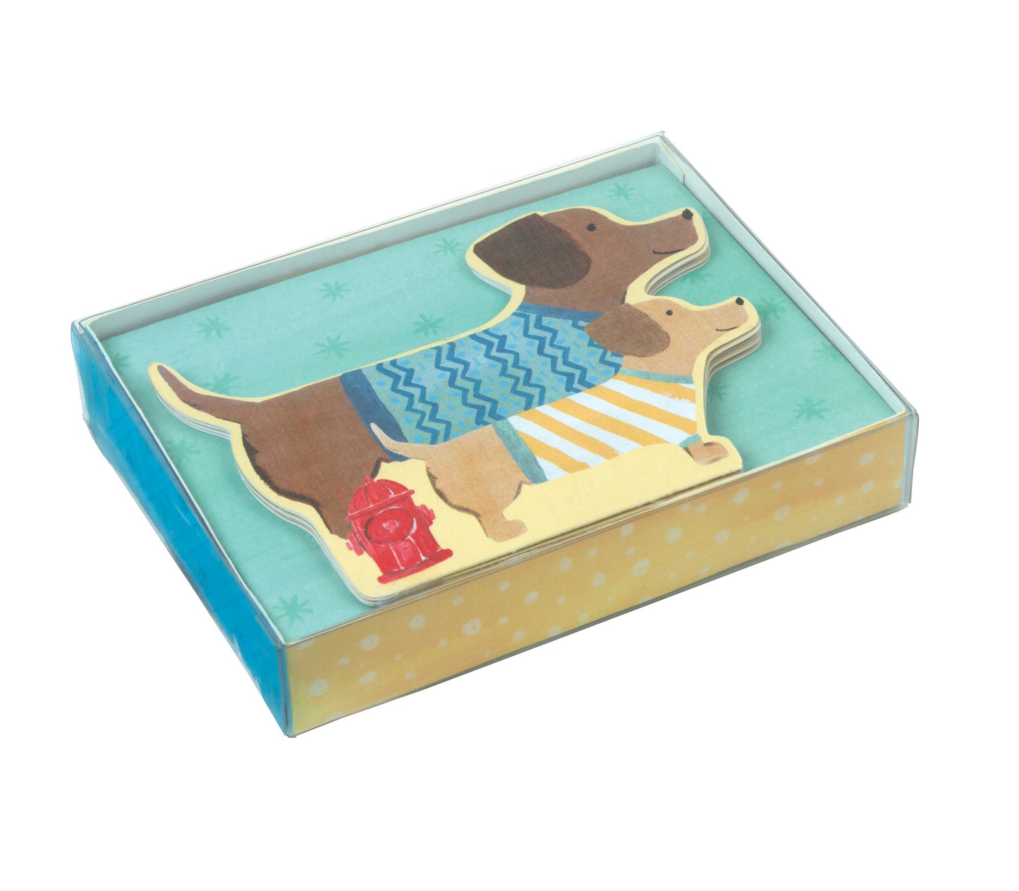 Best in Show Dachshunds Die-Cut Notecards