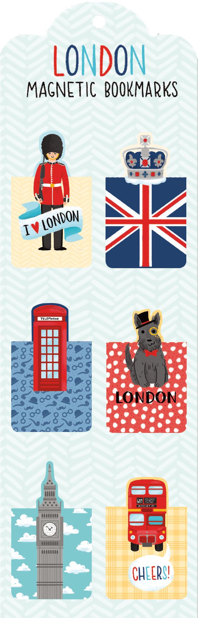 London Magnetic Bookmarks