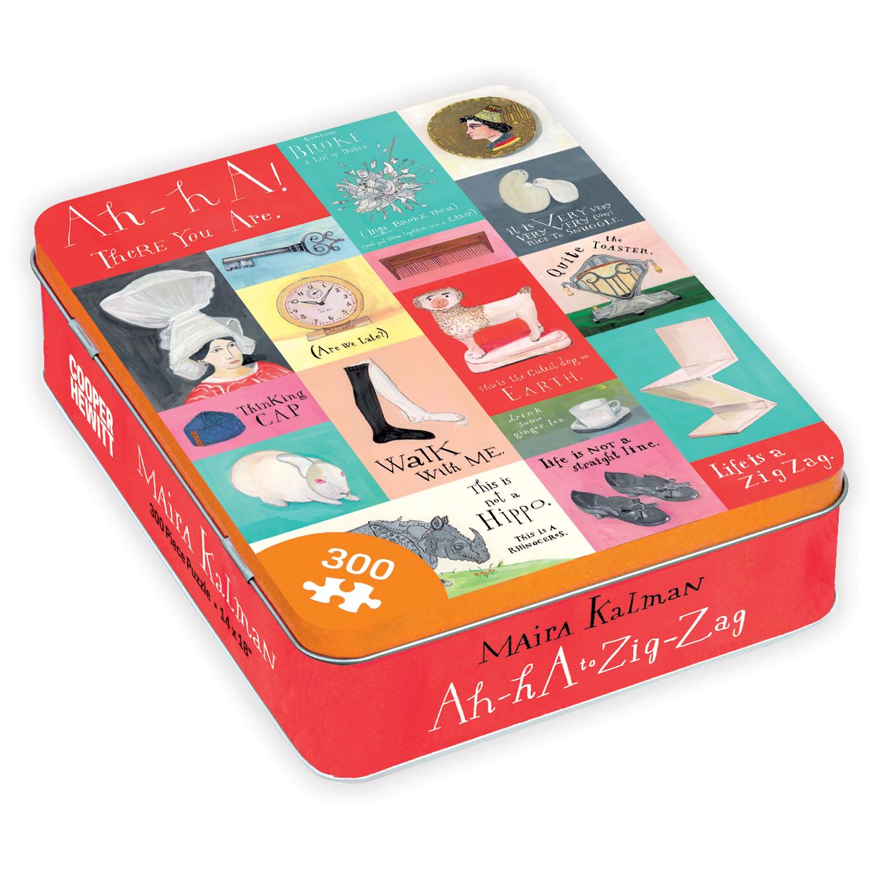 Maira Kalman Ah-Ha to Zig-Zag Cooper Hewitt 300 Piece Puzzle