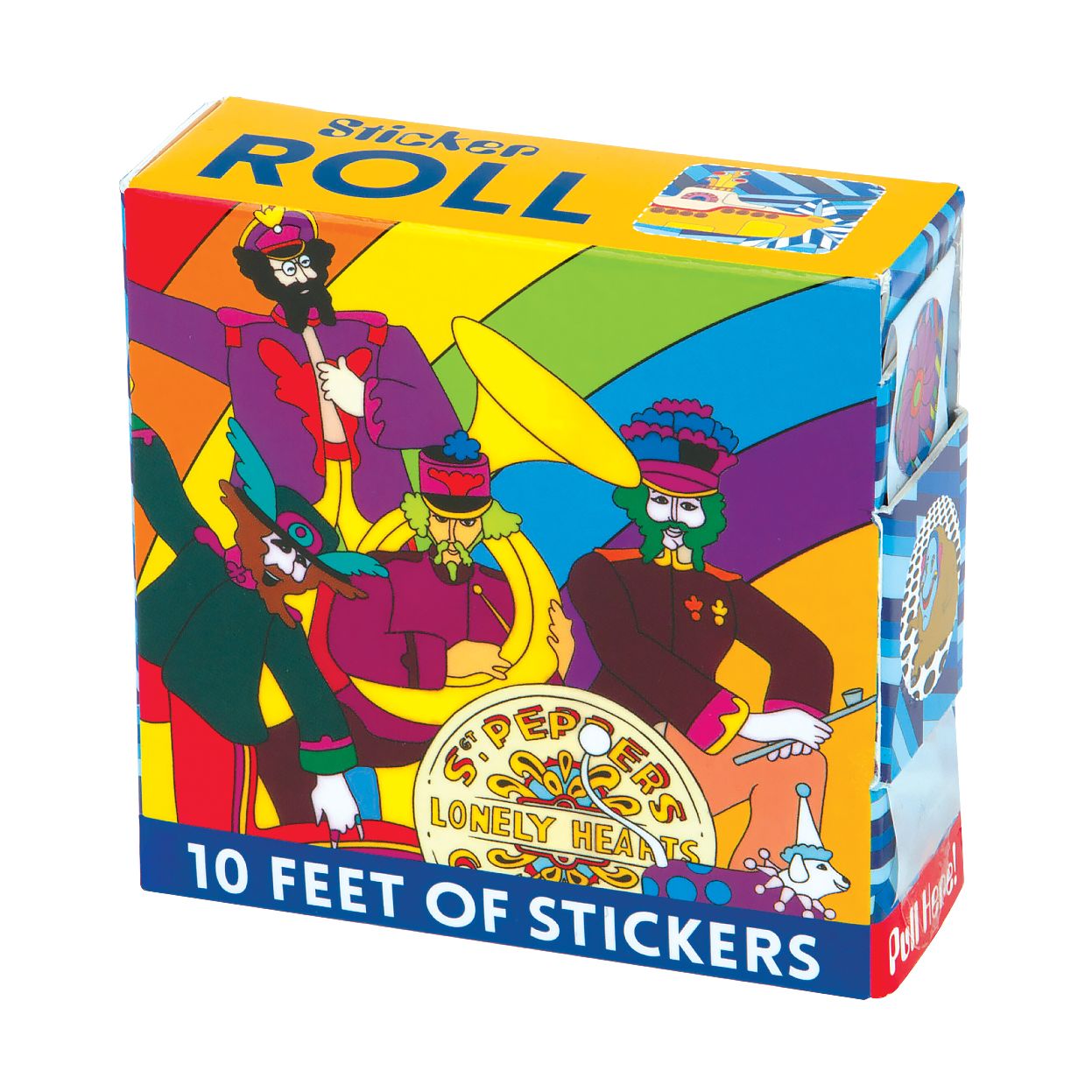 The Beatles Yellow Submarine Sticker Roll
