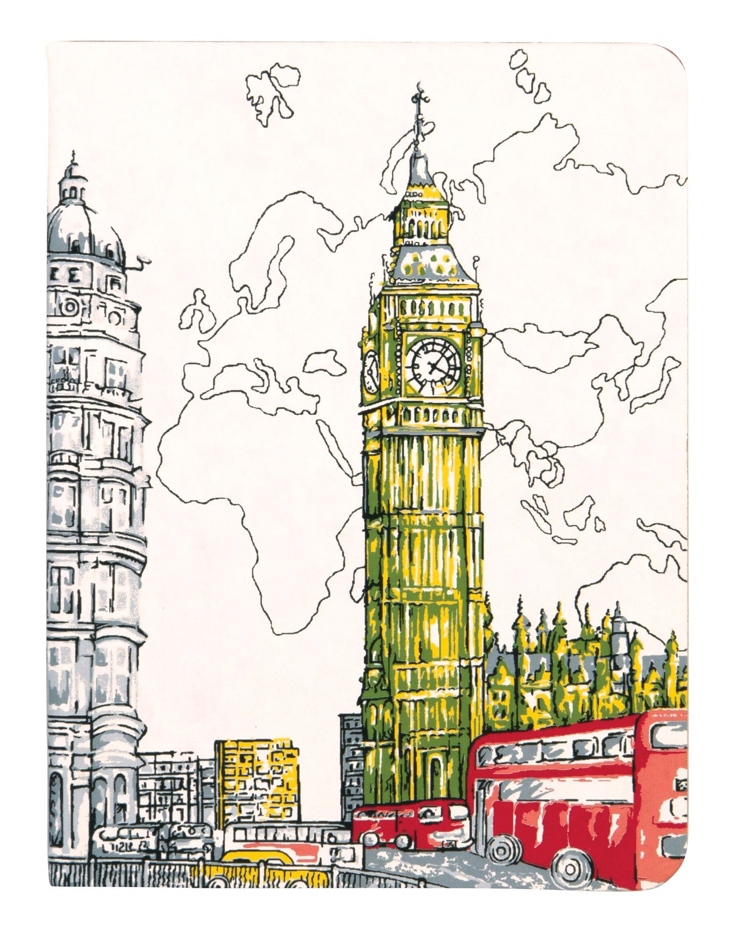 London Big Ben Handmade Journal