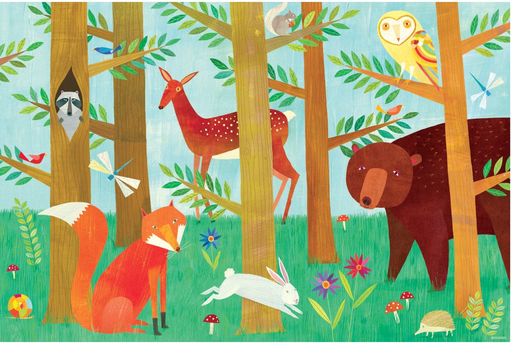 Forest Friends 100 Piece Puzzle