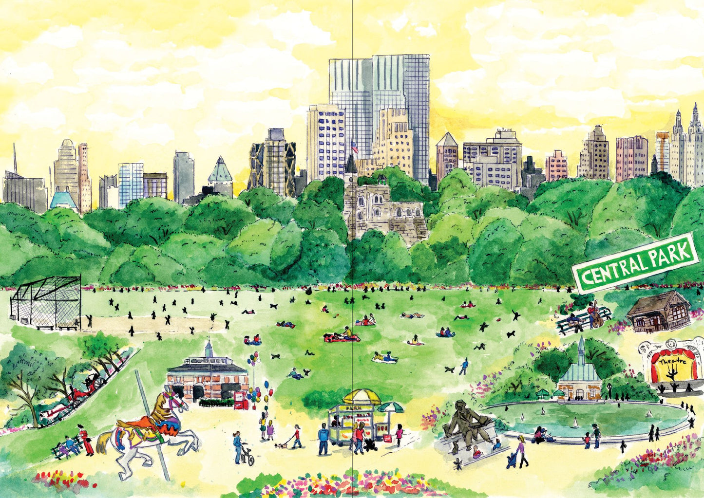 Michael Storrings New York in Four Seasons Journal