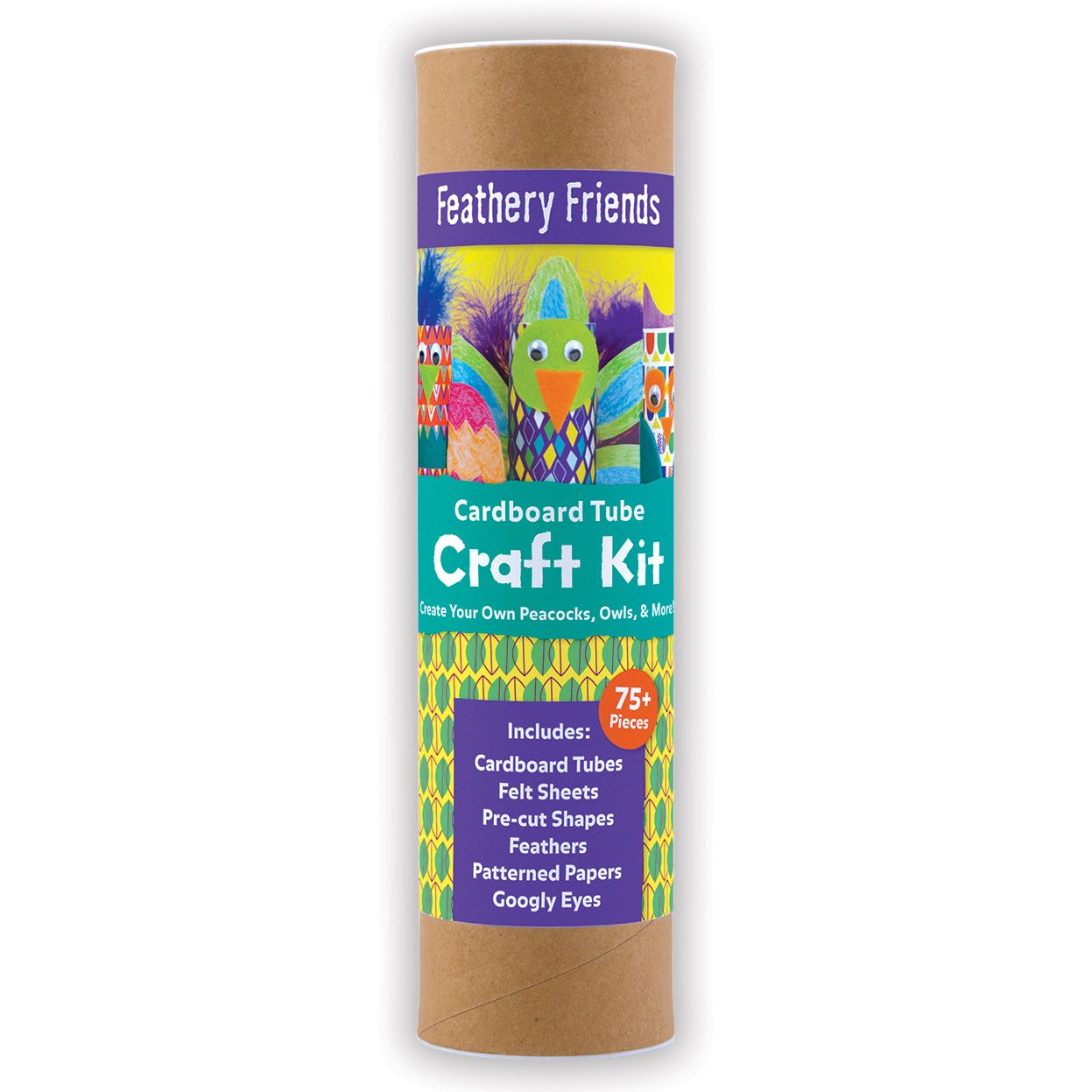 Feathery Friends Cardboard Tube Craft Kit