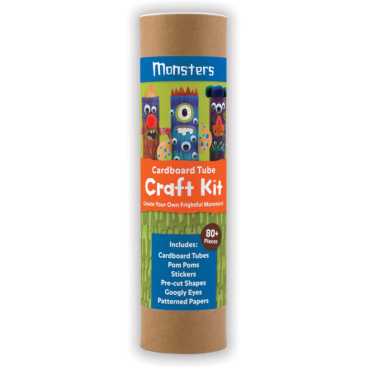 Monsters Cardboard Tube Craft Kit