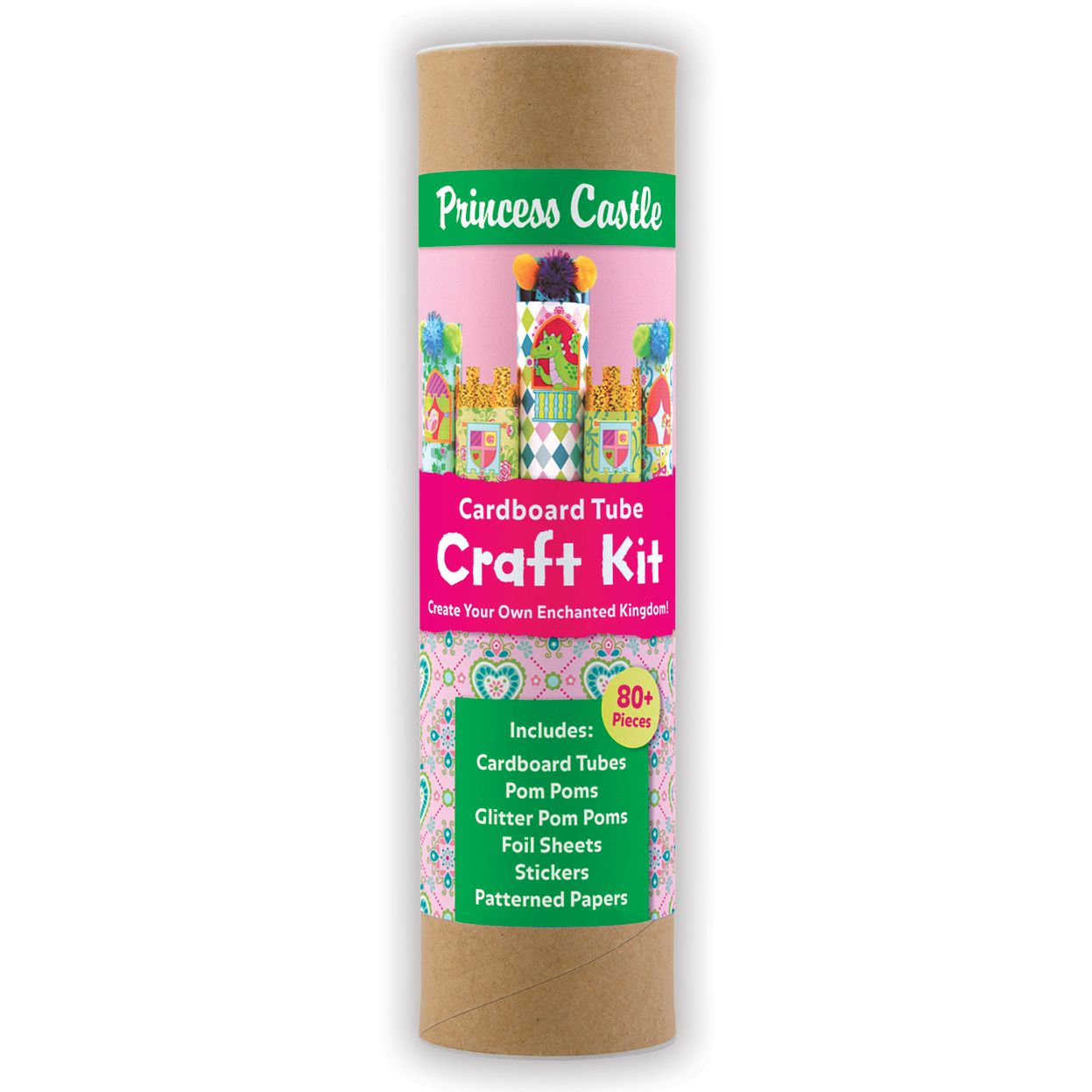 Princess Castle Cardboard Tube Craft Kit